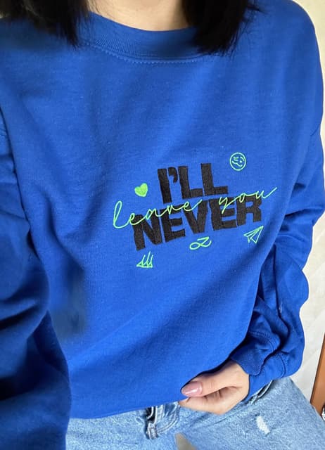 Never let go - oversize sweatshirt — photo 3