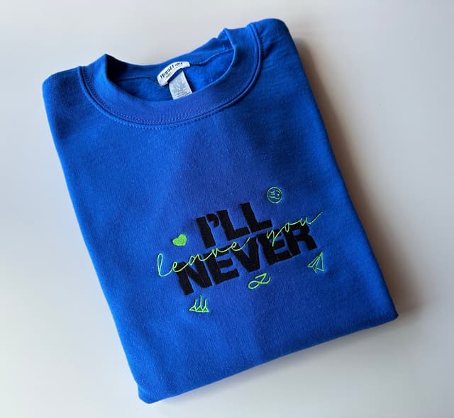 Never let go - oversize sweatshirt — photo 2