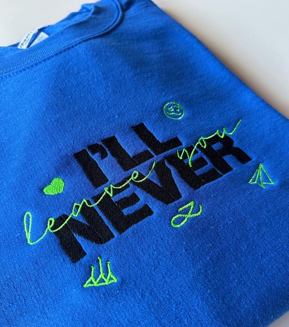 Never let go - oversize sweatshirt