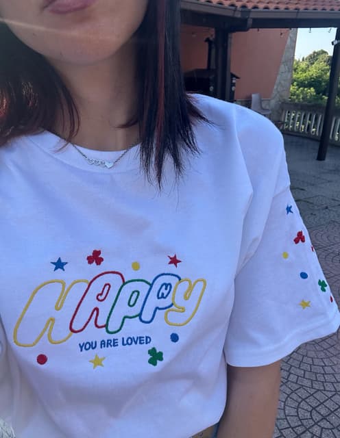 HAPPY - oversize sweatshirt/tshirt — photo 4