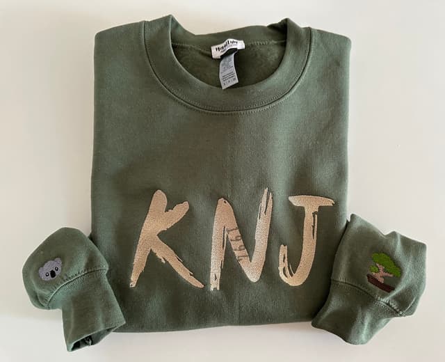 'KNJ - Kim Namjoon' oversize sweatshirt/t-shirt
