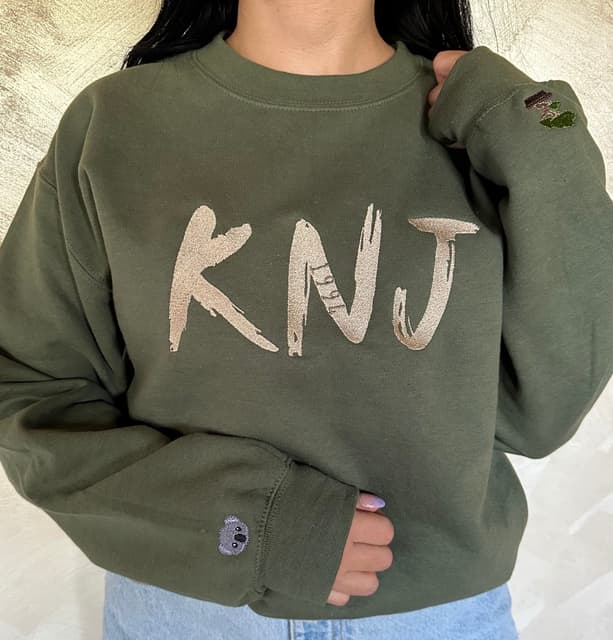 'KNJ - Kim Namjoon' oversize sweatshirt/t-shirt — photo 5