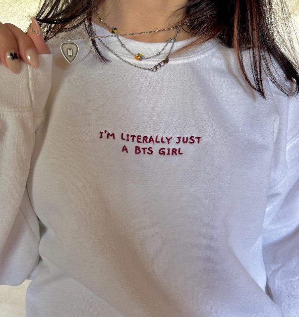 Bangtan girl - oversize sweatshirt — photo 5