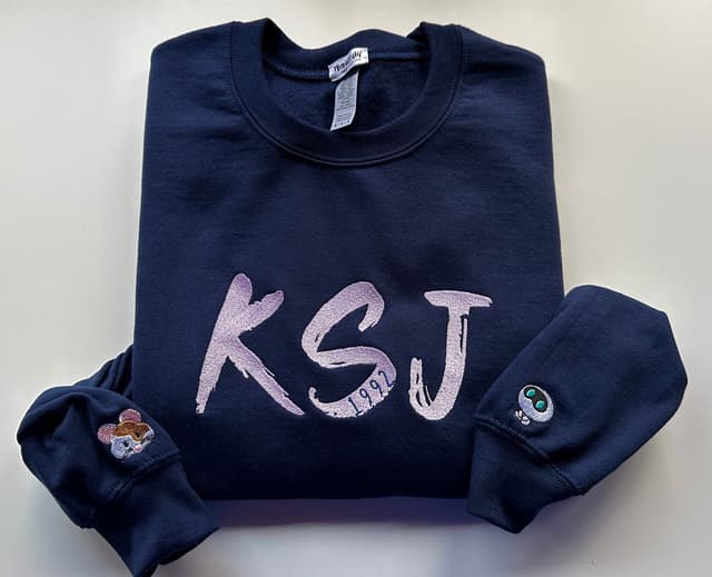 'KSJ - Kim Seokjin' oversize sweatshirt/t-shirt — photo 2