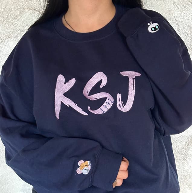 'KSJ - Kim Seokjin' oversize sweatshirt/t-shirt — photo 3