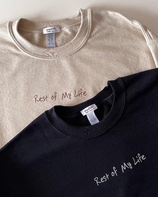 Rest of my life - oversize sweatshirt/t-shirt — photo 3