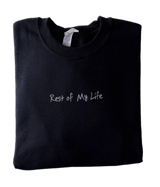 Rest of my life - oversize sweatshirt/t-shirt — photo 6