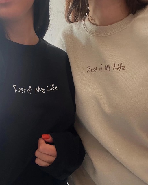 Rest of my life - oversize sweatshirt/t-shirt — photo 4