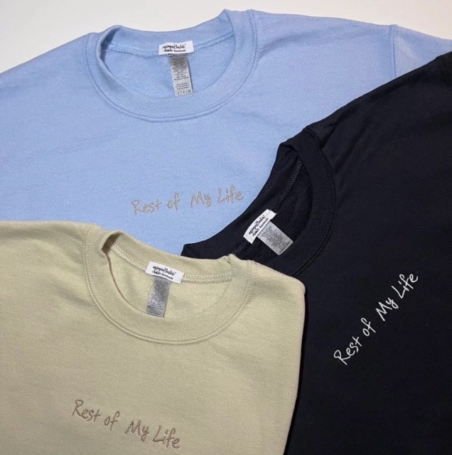Rest of my life - oversize sweatshirt/t-shirt