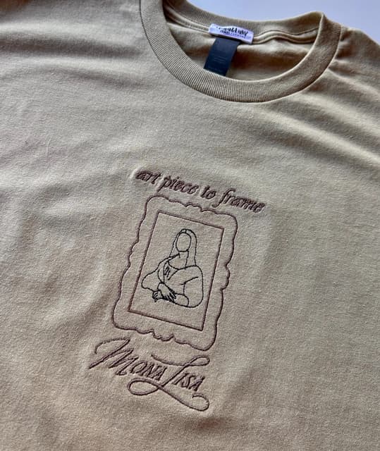 Mona Lisa - oversize t-shirt