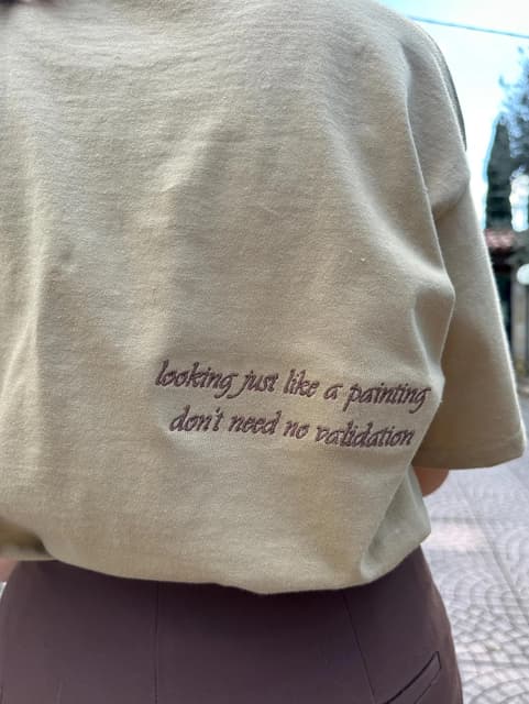 Mona Lisa - oversize t-shirt — photo 4