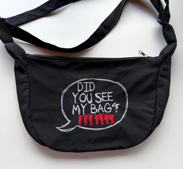 'Mic Drop' crossbody bag