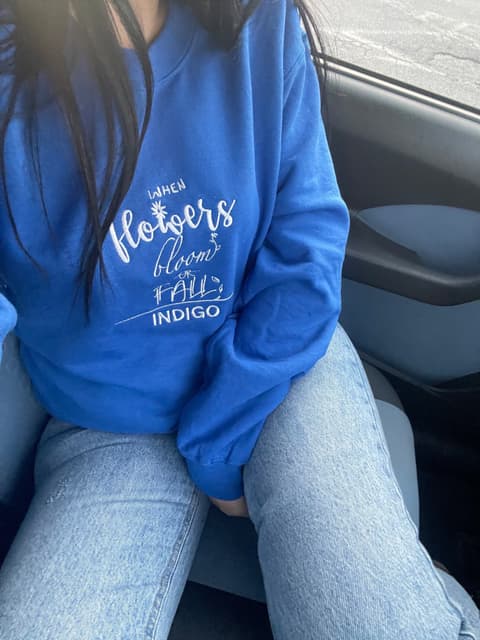 INDIGO - oversize sweatshirt — photo 7