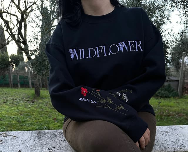 'Wildflower' - oversize sweatshirt — photo 4