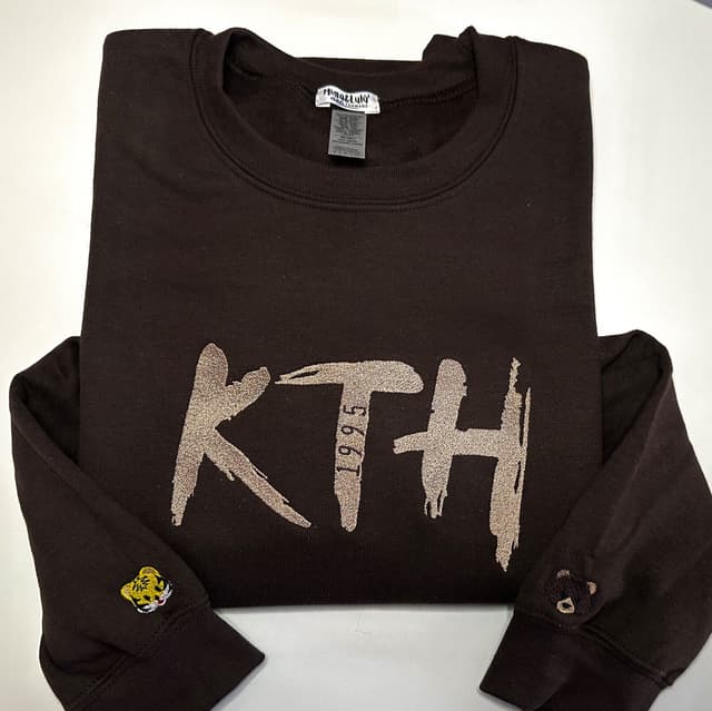 'KTH - Kim Taehyung' oversize sweatshirt — photo 3