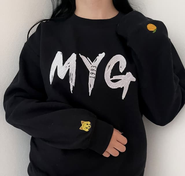 'MYG - Min Yoongi' oversize sweatshirt/t-shirt — photo 3