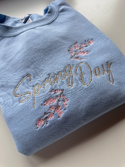  Spring Day - oversize sweatshirt/t-shirt